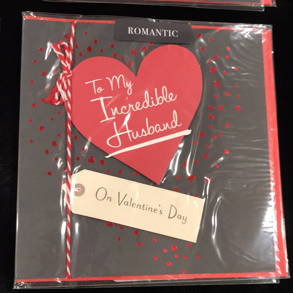 Brand new Hallmark Valentine’s for husband card